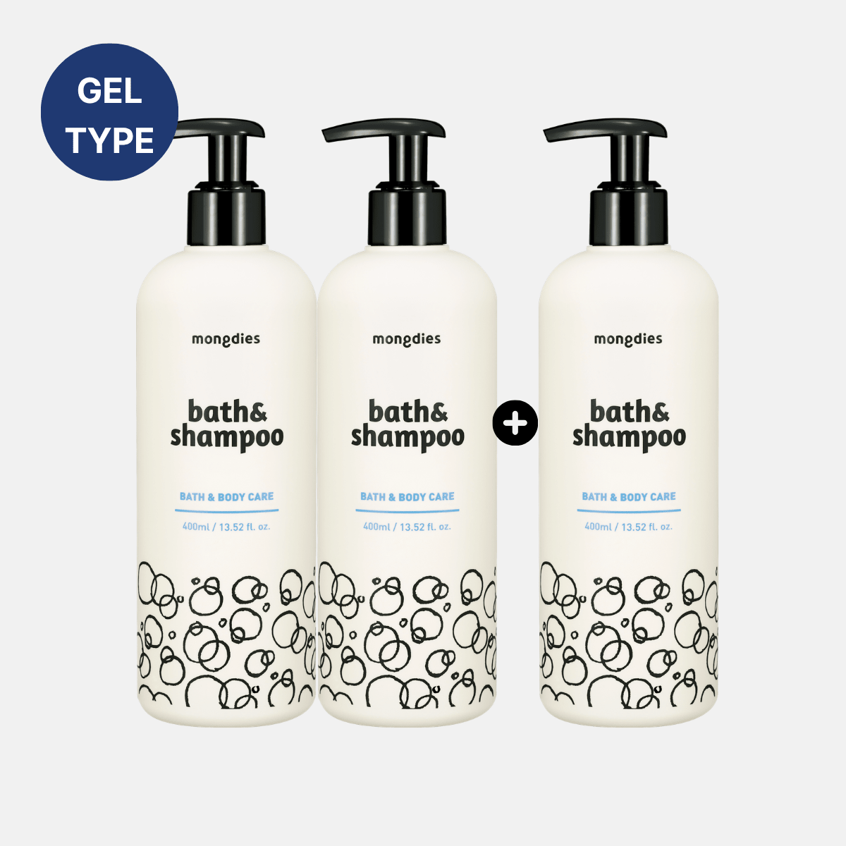 Bath & Shampoo 2+1 - MongdiesUS