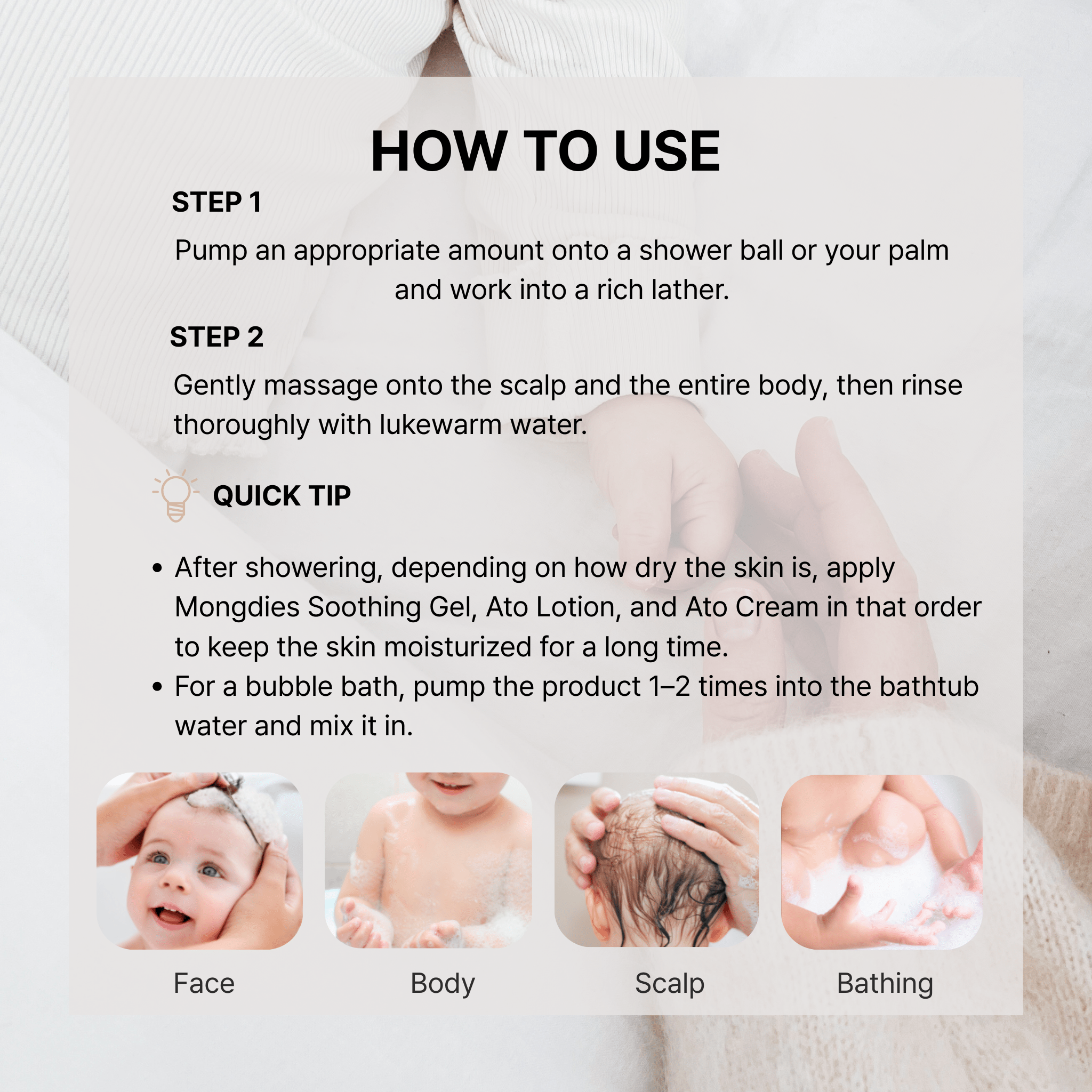 Bath & Shampoo 2+2 - MongdiesUS