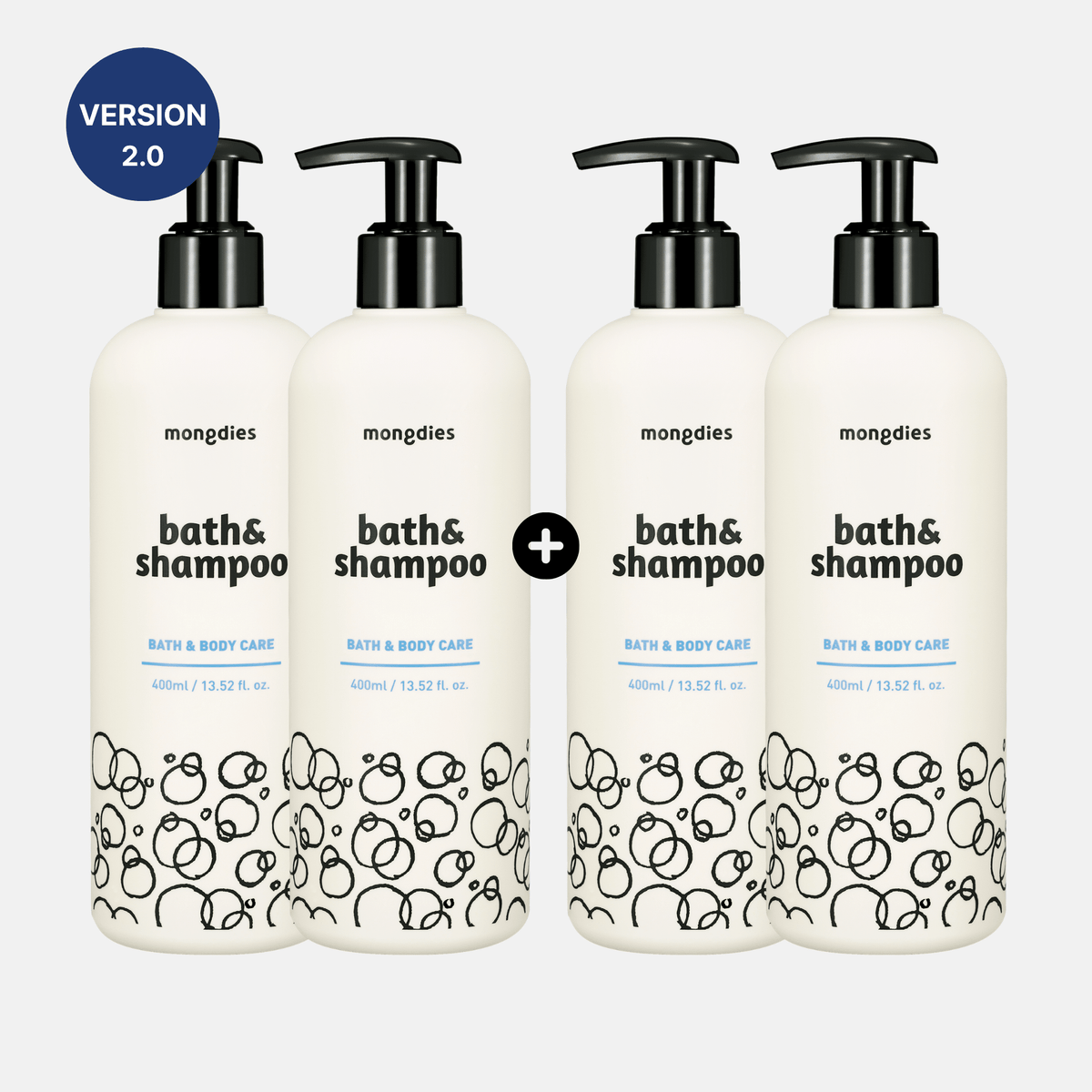Bath & Shampoo 2+2 - MongdiesUS