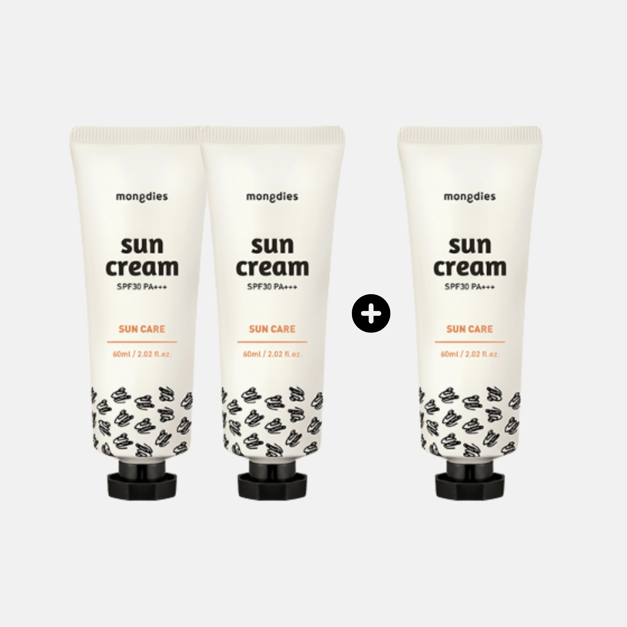 Sun Cream SPF30 2+1 - MongdiesUS