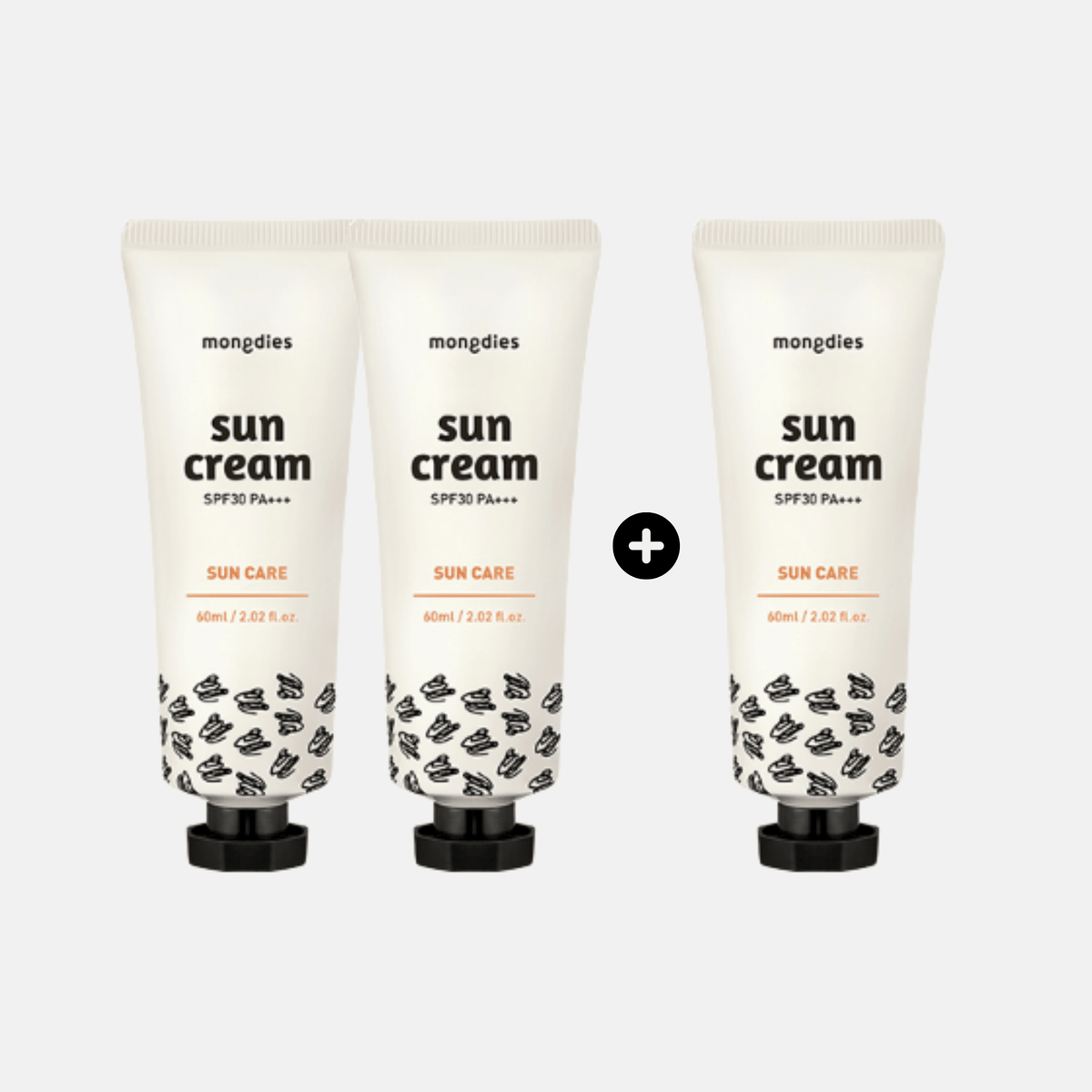 Sun Cream SPF30 2+1 - MongdiesUS