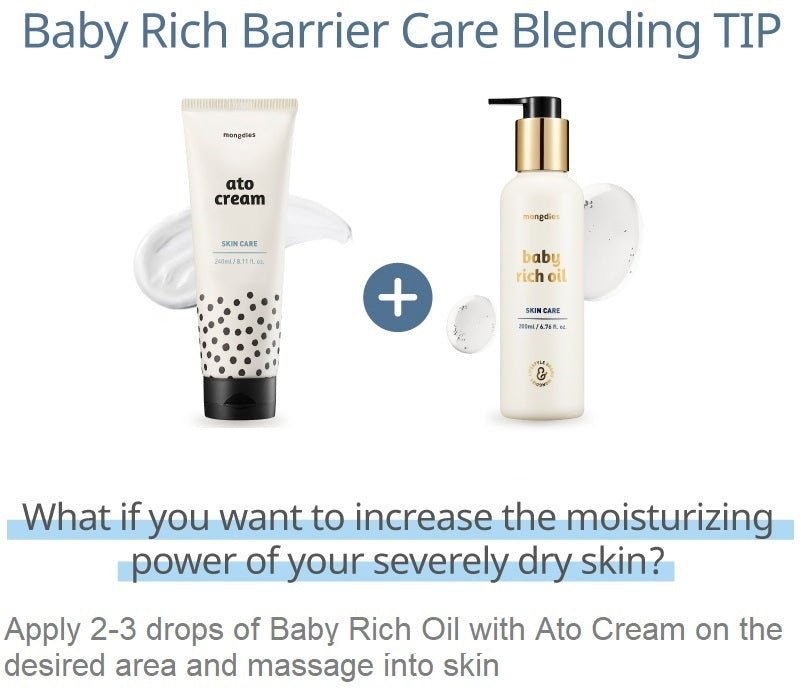 2 Ato Cream +1 Baby Rich Oil - MongdiesUS